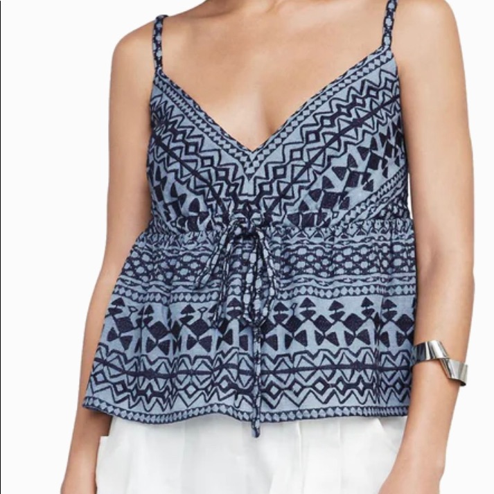 Bcbgmaxazria Chambray Tank